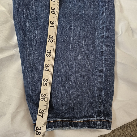 Maurices Dark Blue Distressed Skinny Jeans - Picture 4 of 4